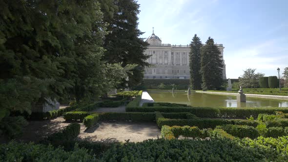 The Sabatini Gardens and the Royal Palace