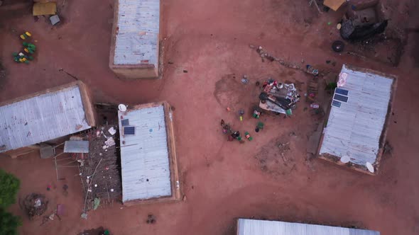 Africa Mali Village Top View