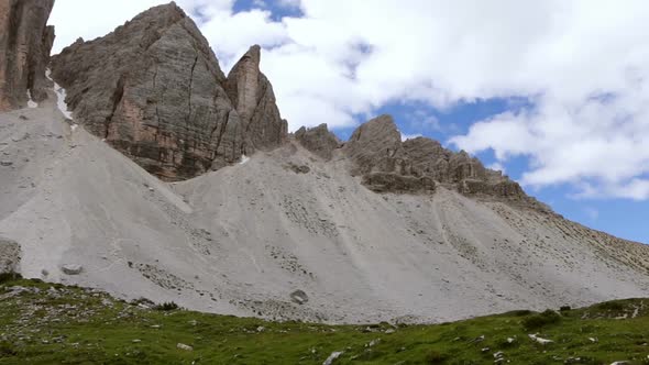 Clouds over Tre Cime di Lavaredo