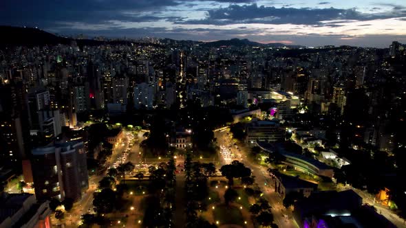 Landmark historic centre of downtown Belo Horizonte, Brazil.