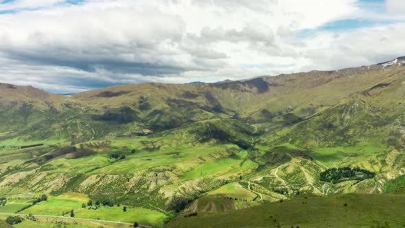 Time Lapse of Beautiful New Zealand Mountain Range