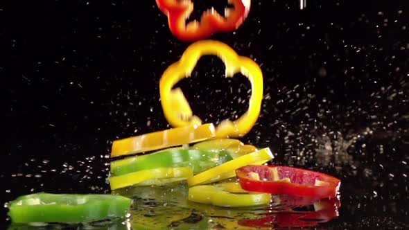 Fruit and Vegetables Splashing