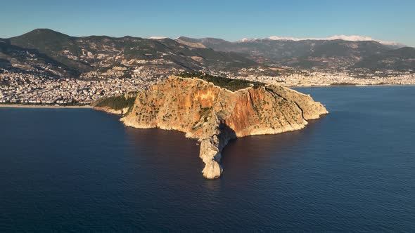 Alanya Castle Alanya Kalesi Aerial View