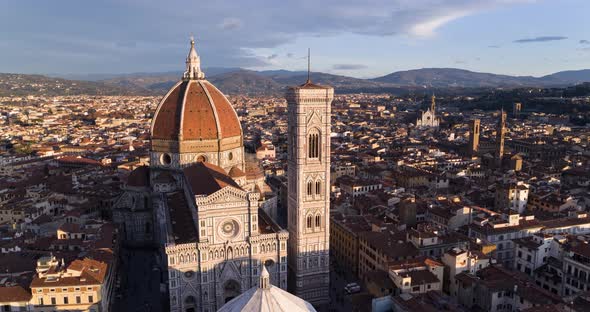 Aerial View of Florence Cathedral