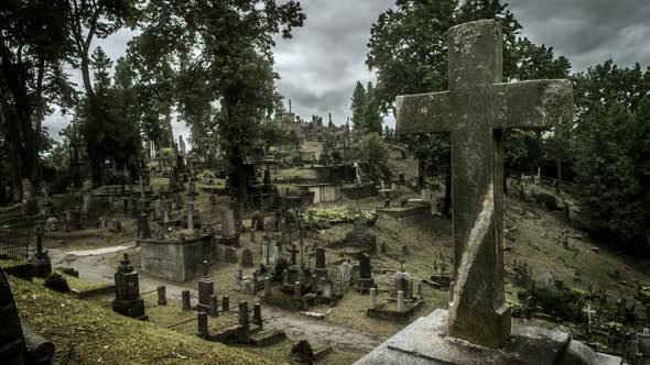 Rasos Cemetery Vilnius Lithuania Time Lapse