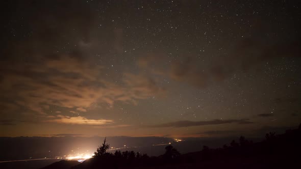 Starry Night Time Lapse