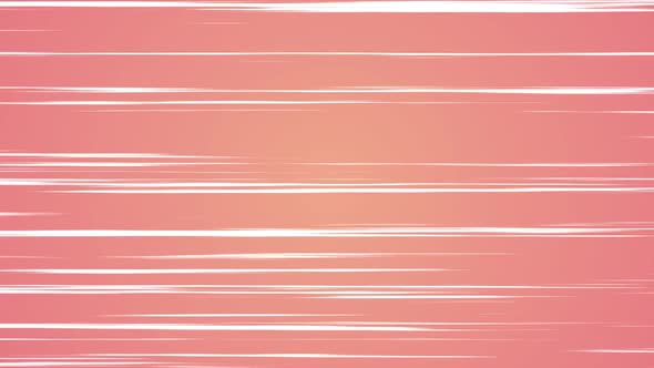 Anime Speed Horizontal White Lines Pink Background