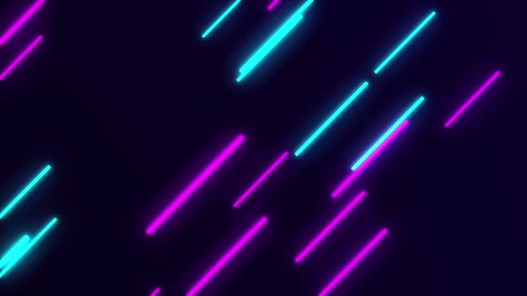 Neon Lines Background Loop