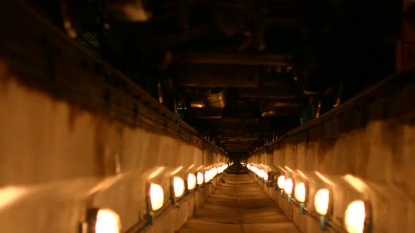 Tunnel Illuminated Lanterns.
