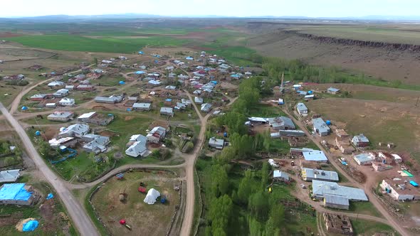 A Village on Vast Plain in Terrestrial Geography