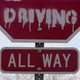 Road Sign Stop Driving All Way - VideoHive Item for Sale