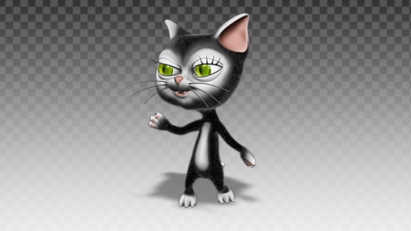 Cartoon Kitty Cat - Dance Funk