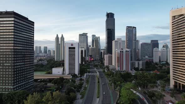 Jakarta view from above