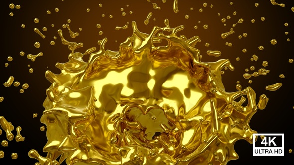 Big Gold Splash 4K alt