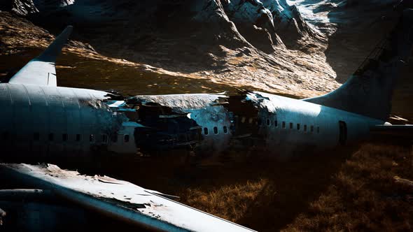 Plane Crashed on a Mountain