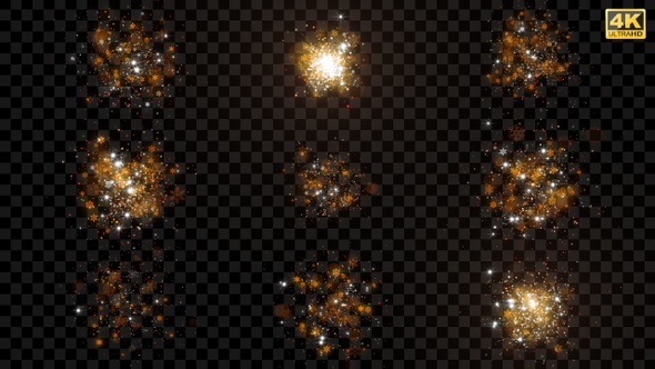 Christmas Particle Burst Elements