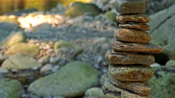 Tower of Stones - River in the Background