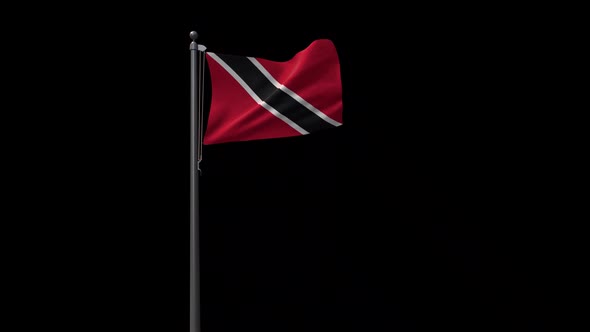 Trinidad And Tobago Flag With Alpha 2K