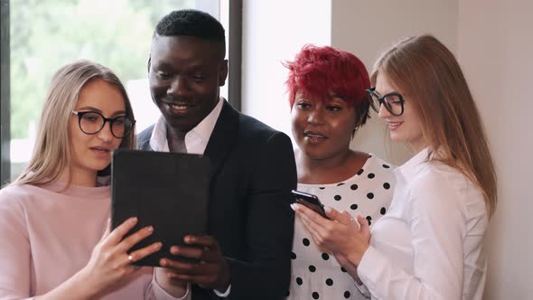 Business Colleagues Having Meeting in an Office