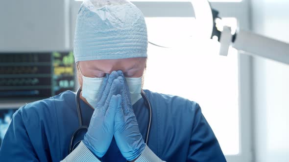 Professional medical doctor in emergency medicine room. Portrait of physician.