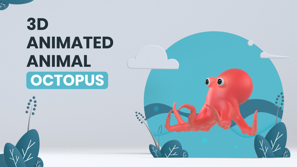 3D Animated Animal - Octopus