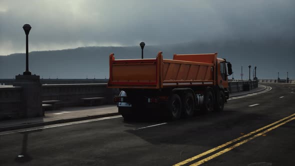 Big Lorry Truck on the Bridge alt