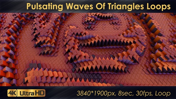 Pulsating Waves Of Triangles Loops