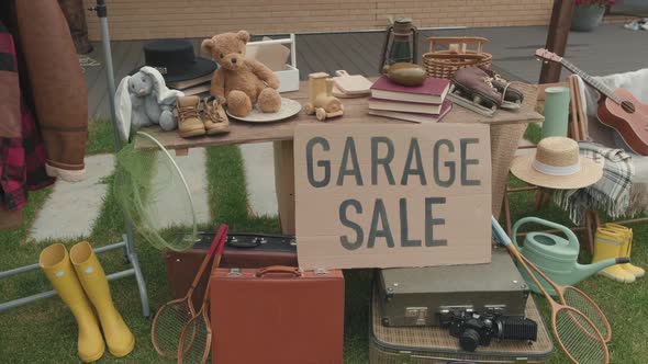 Garage Sale in Suburbs