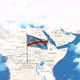 Democratic Republic of the Congo Map And Flag With Clouds - VideoHive Item for Sale