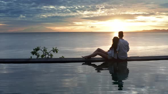 Couple In Love At Luxury Resort On Romantic Vacation