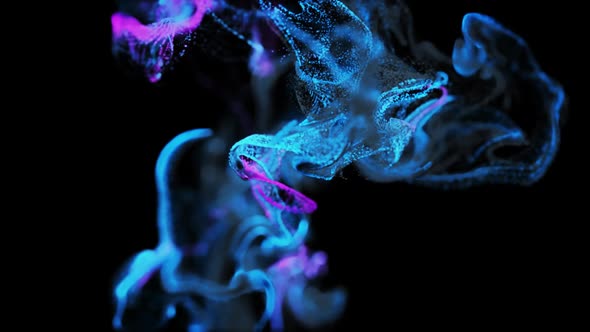 Blue molecules in slow motion