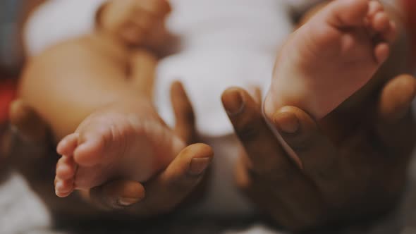 Close Up Baby Feet