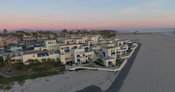 Beachfront Apartments At Sunset