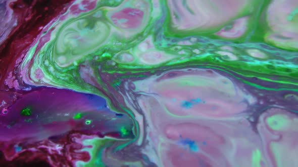 Colorful Paint Swirling And Spreads Background alt