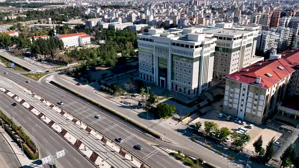 Panoramic Antalya Turkey Aerıal Vıew 4 K