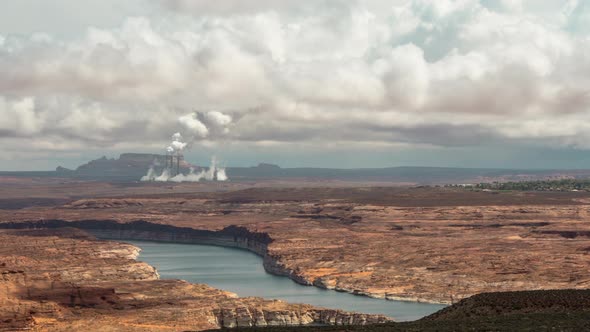 Timelapse view of the Navajo Generating Station