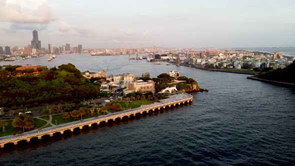 The Aerial view of Kaohsiung