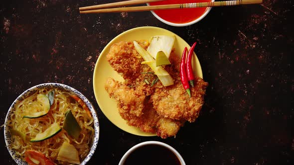 Picy Thai Deep Fried Fish Coated in Breadcrumbs