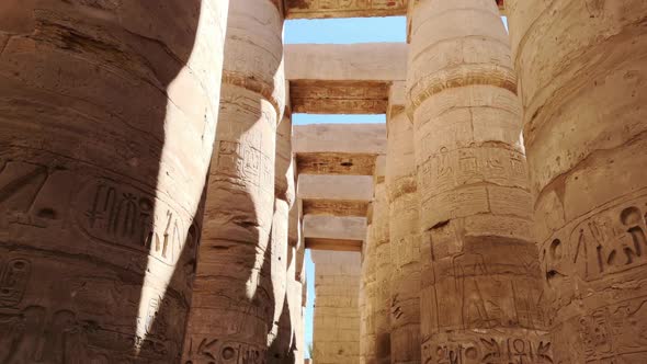 Egyptian Karnak Temple,  Luxor