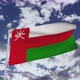 Oman Flag With Sky 4k - VideoHive Item for Sale