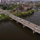 Bridge Over the River in the City Top View - VideoHive Item for Sale