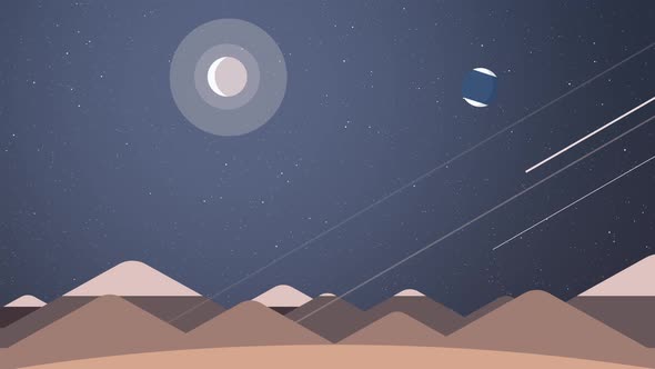 Dusk to Night Animation Background