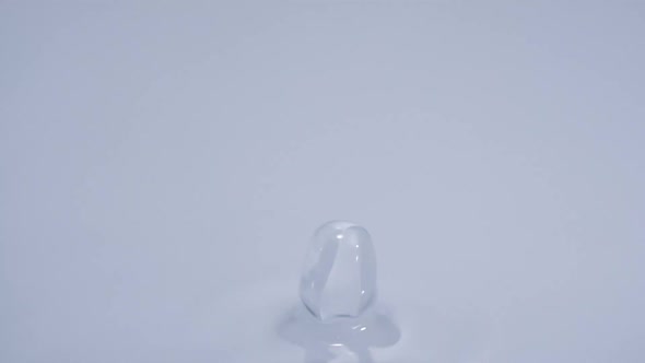 Water splash rising from the surface, Slow Motion