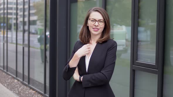 Portrait of a Beautiful Confident Female Executive, Looking Into the Camera.