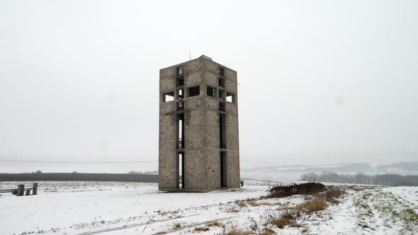 A view of the Ceresenka lookout tower in Slovakia