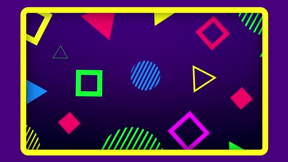 Abstract Memphis Retro Style 80 alt