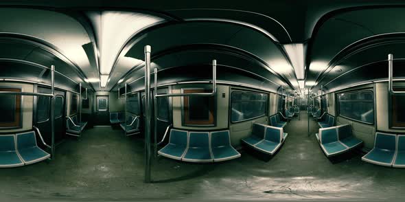 VR360 Old Underground Subway Metro Wagon alt