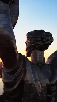 Motherland Monument in Kyiv Ukraine