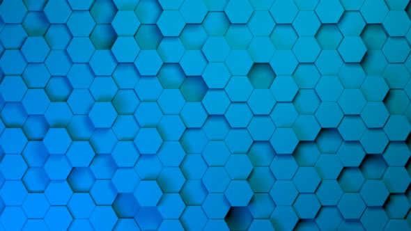 3d Hexagon Abstract Background