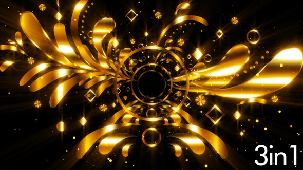 Gold Stage Background